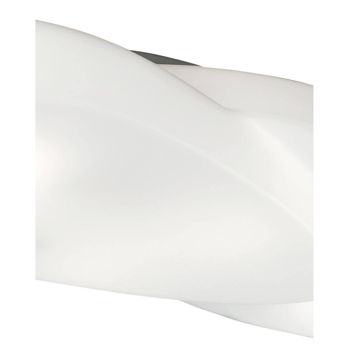 Ufo 6 Light Outdoor Flush Ceiling Light - Matt White/Opal White