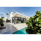 Ufo 6 Light Outdoor Flush Ceiling Light - Matt White/Opal White