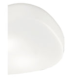 Ufo 4 Light Outdoor Flush Ceiling Light - Matt White/Opal White