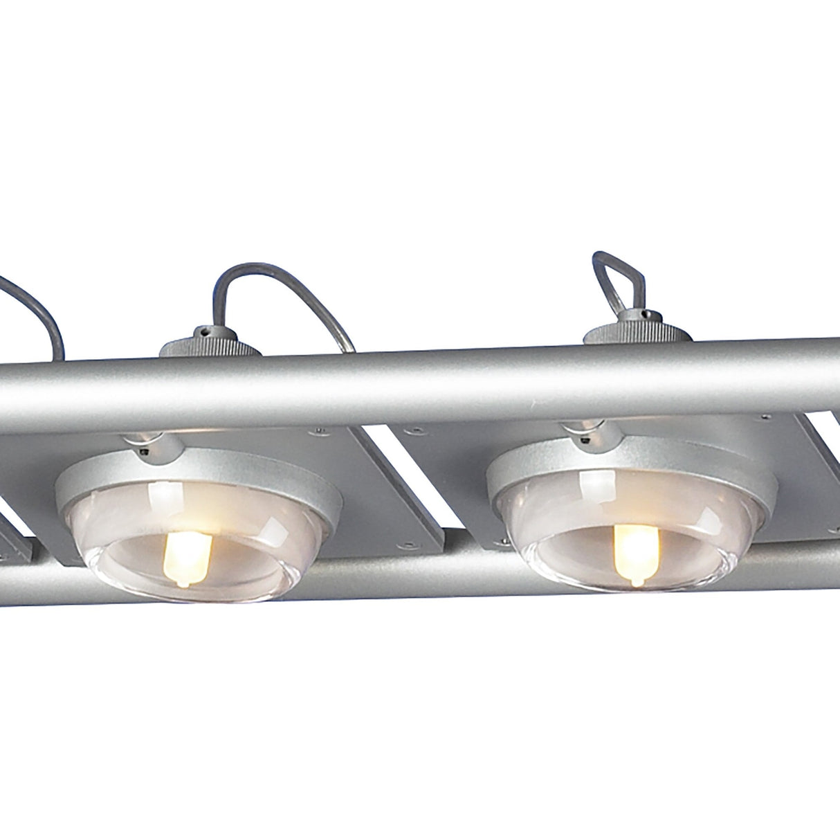 Ull Rectangular 4 Light Linear Suspension Light - Silver