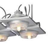 Ull 4 Light Suspension Light - Silver