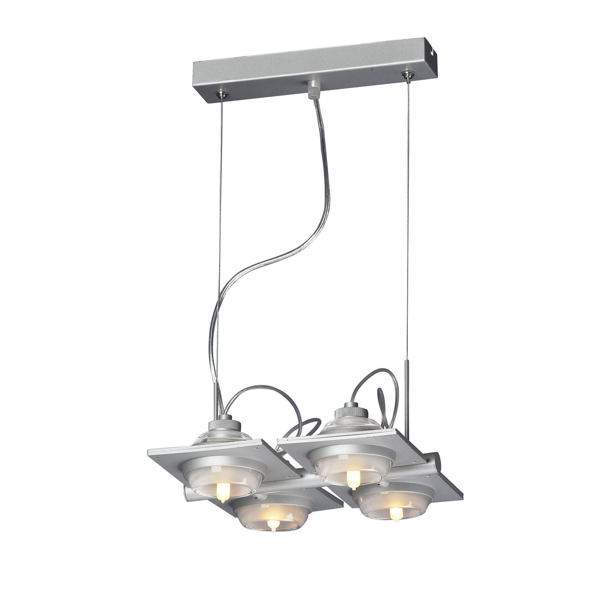 Ull 4 Light Suspension Light - Silver
