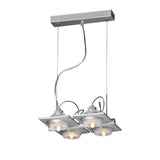Ull 4 Light Suspension Light - Silver