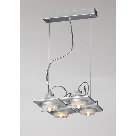 Ull 4 Light Suspension Light - Silver