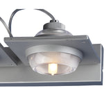 Ull 2 Light Wall Light - Silver Grey