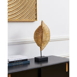 Urakawa Artificial Leaf - Gold & Black