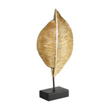 Urakawa Artificial Leaf - Gold & Black