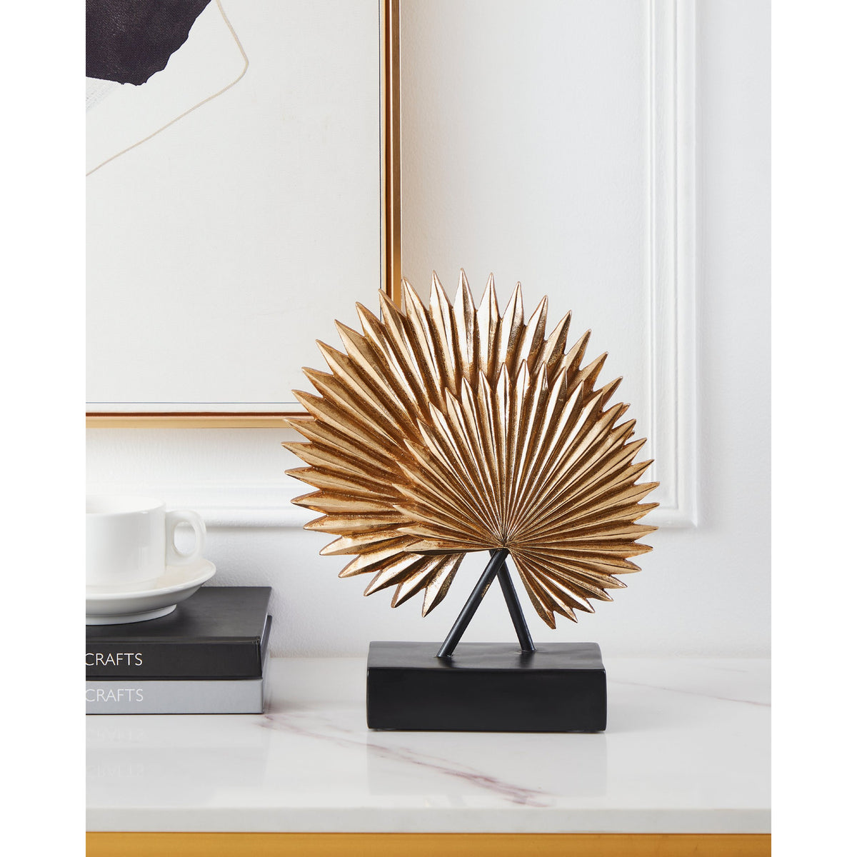 Urakawa Artificial Leaves - Black & Gold