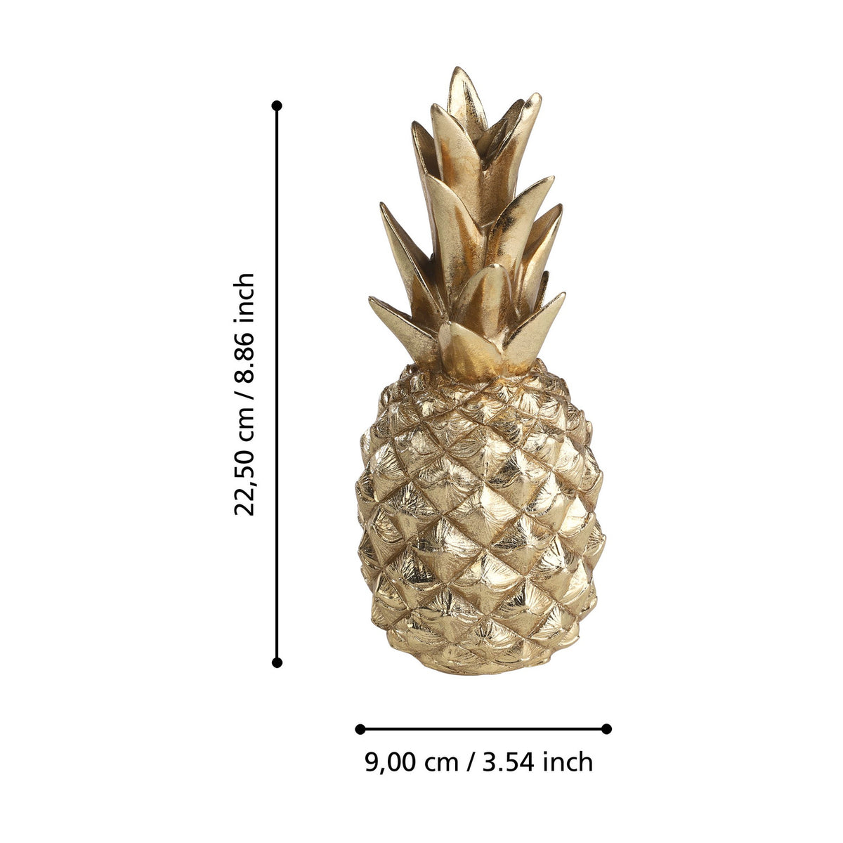 Urakawa Pineapple Ornament - Gold