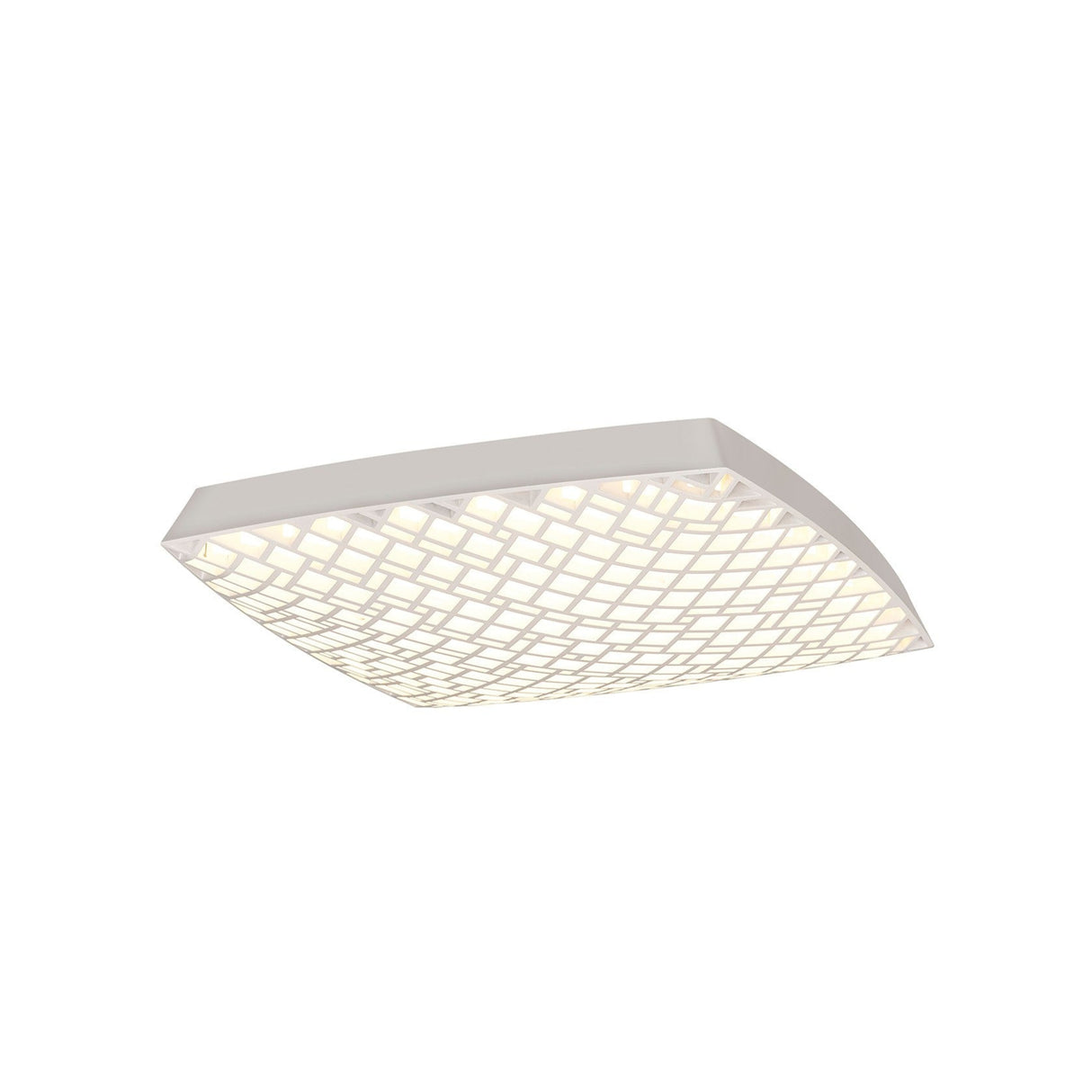 Urban CCT Dimmable LED Flush Ceiling Light With Remote Control 56W - White