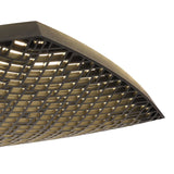 Urban CCT Dimmable LED Flush Ceiling Light With Remote Control 80W - Black