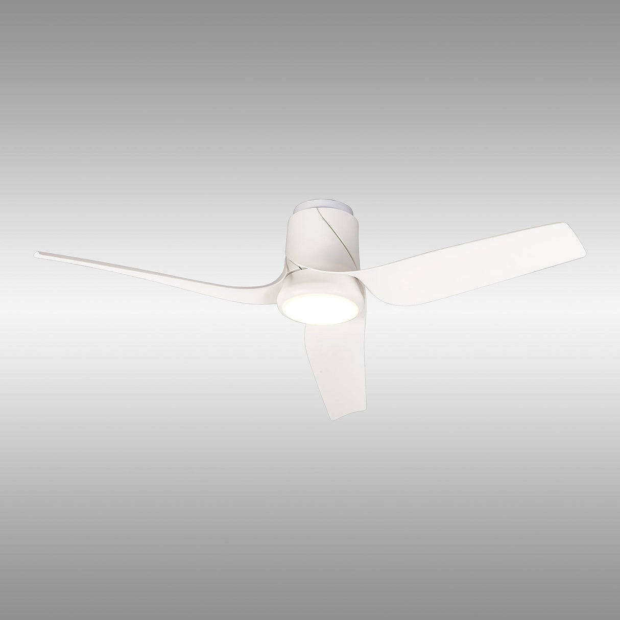 Ushuaia CCT Dimmable LED Ceiling Fan Light With Remote & APP Control - White