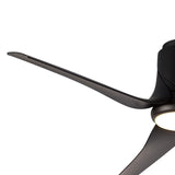 Ushuaia CCT Dimmable LED Ceiling Fan Light With Remote & APP Control - Black