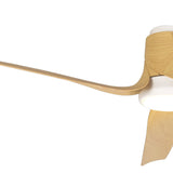 Ushuaia CCT Dimmable LED Ceiling Fan Light With Remote & APP Control - Brown/White