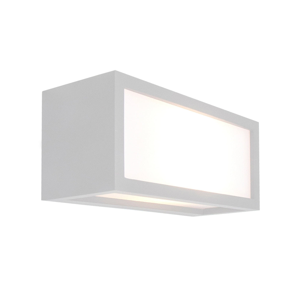 Utah 1 Light Outdoor Wall Light - White