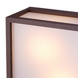 Utah 2 Light Outdoor Flush Ceiling Light - Sand Brown