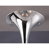 Vado 5 Light Crystal Semi-Flush Ceiling Light – Polished Chrome