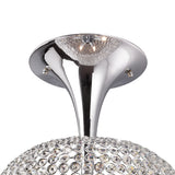 Vado 5 Light Crystal Semi-Flush Ceiling Light – Polished Chrome