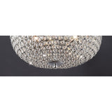 Vado 5 Light Crystal Semi-Flush Ceiling Light – Polished Chrome
