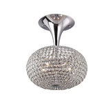 Vado 5 Light Crystal Semi-Flush Ceiling Light – Polished Chrome