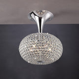 Vado 5 Light Crystal Semi-Flush Ceiling Light – Polished Chrome