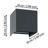 Valmontone LED Wall Light - Black