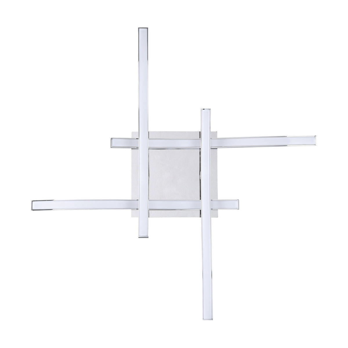 Valmora LED Flush Ceiling Light - Chrome