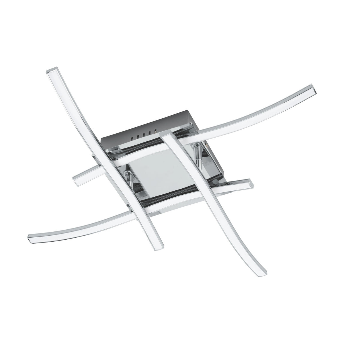 Valmora LED Flush Ceiling Light - Chrome