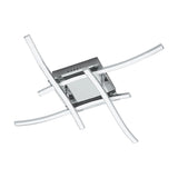 Valmora LED Flush Ceiling Light - Chrome