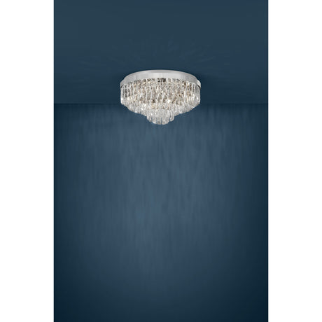 Valparaiso 1 11 Light Ceiling Light - Chrome