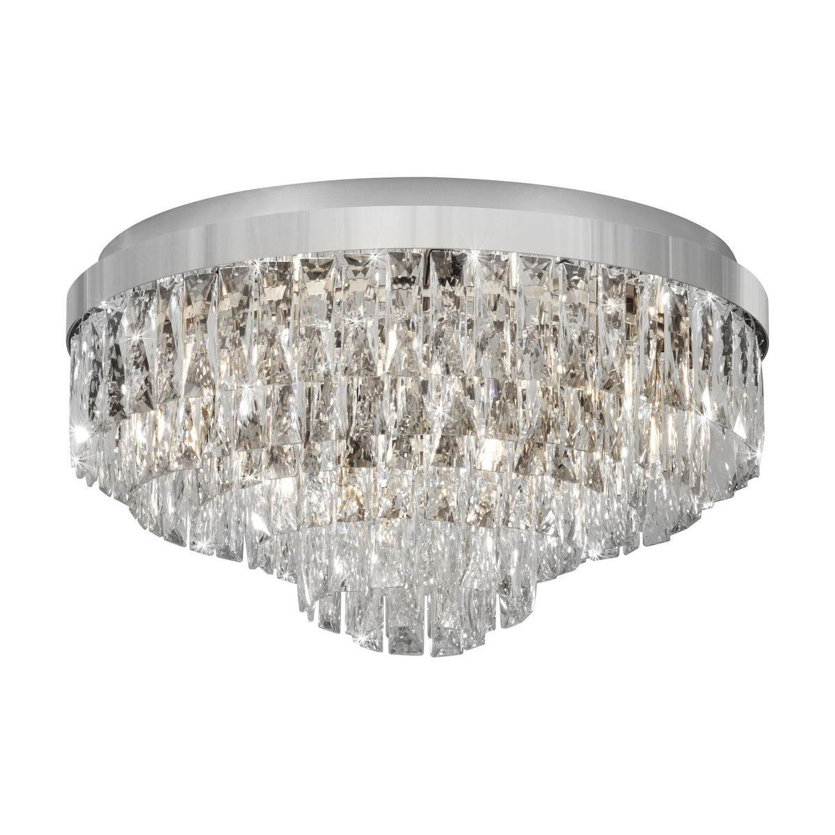 Valparaiso 1 11 Light Ceiling Light - Chrome