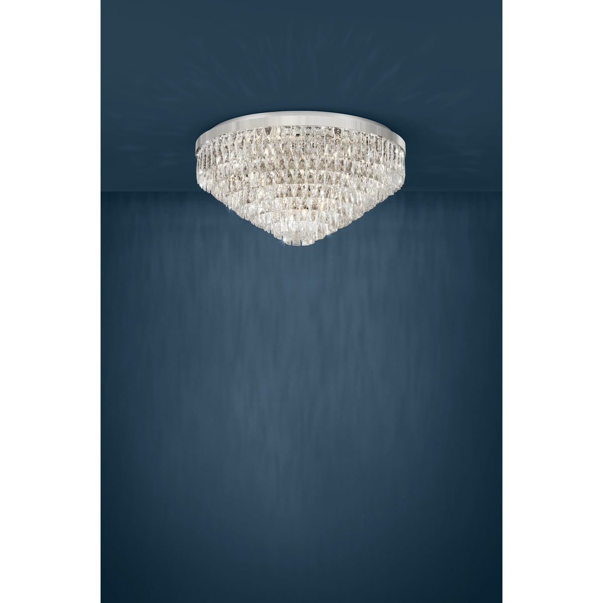Valparaiso 1 16 Light Ceiling Light - Chrome