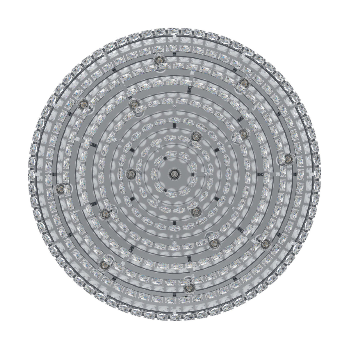 Valparaiso 1 16 Light Ceiling Light - Chrome