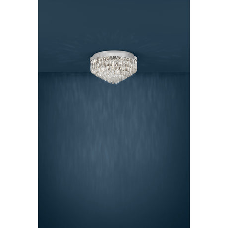Valparaiso 1 8 Light Ceiling Light - Chrome