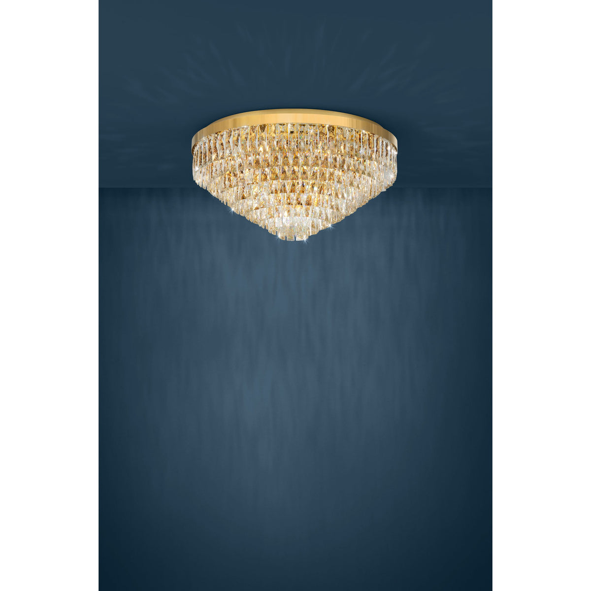 Valparaiso 16 Light Ceiling Light - Gold