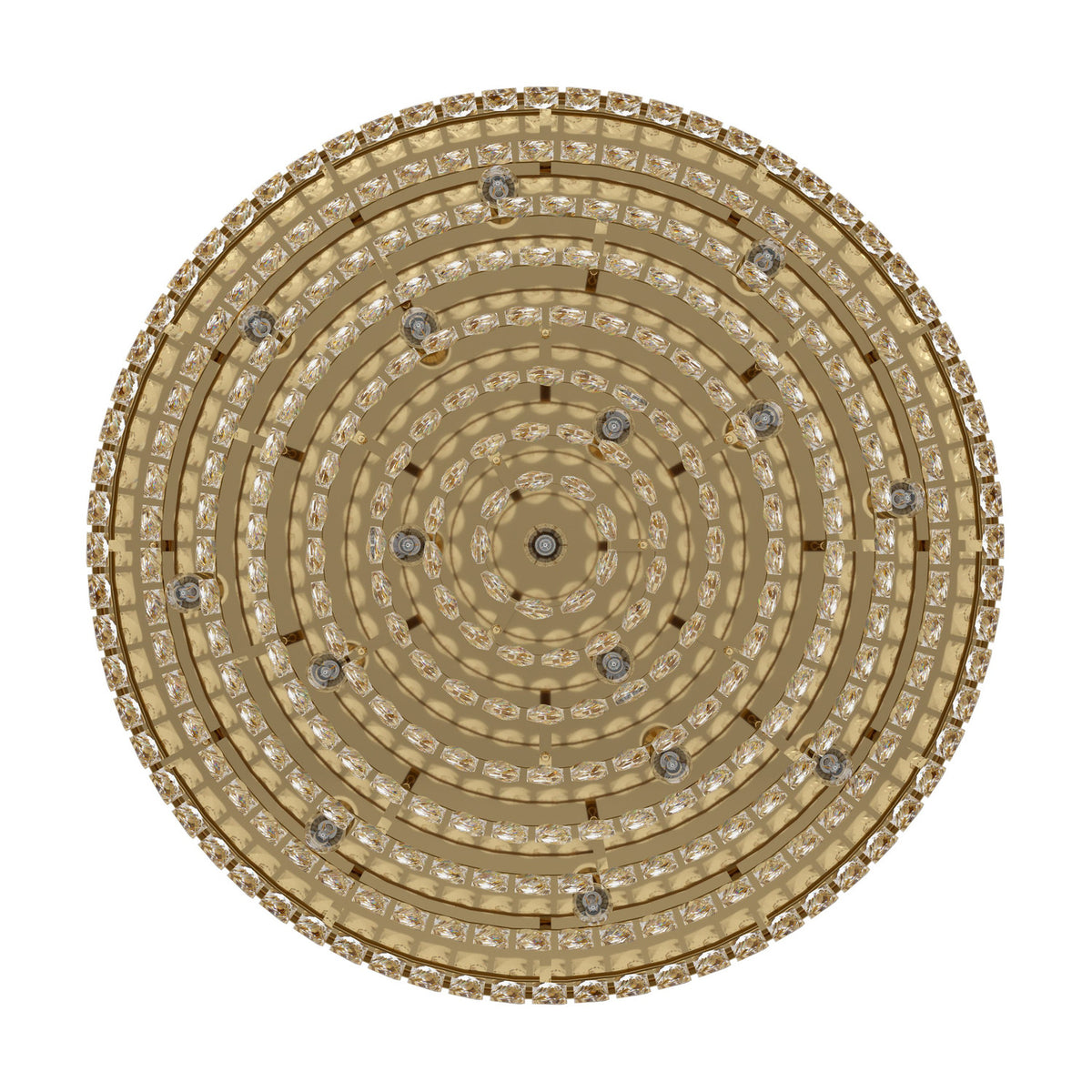 Valparaiso 16 Light Ceiling Light - Gold