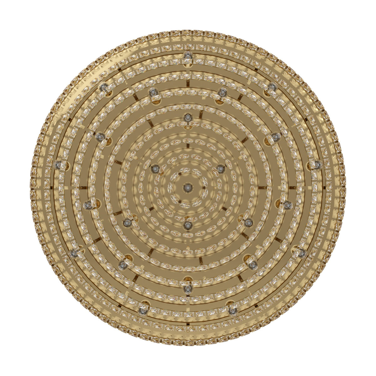 Valparaiso 25 Light Ceiling Light - Gold