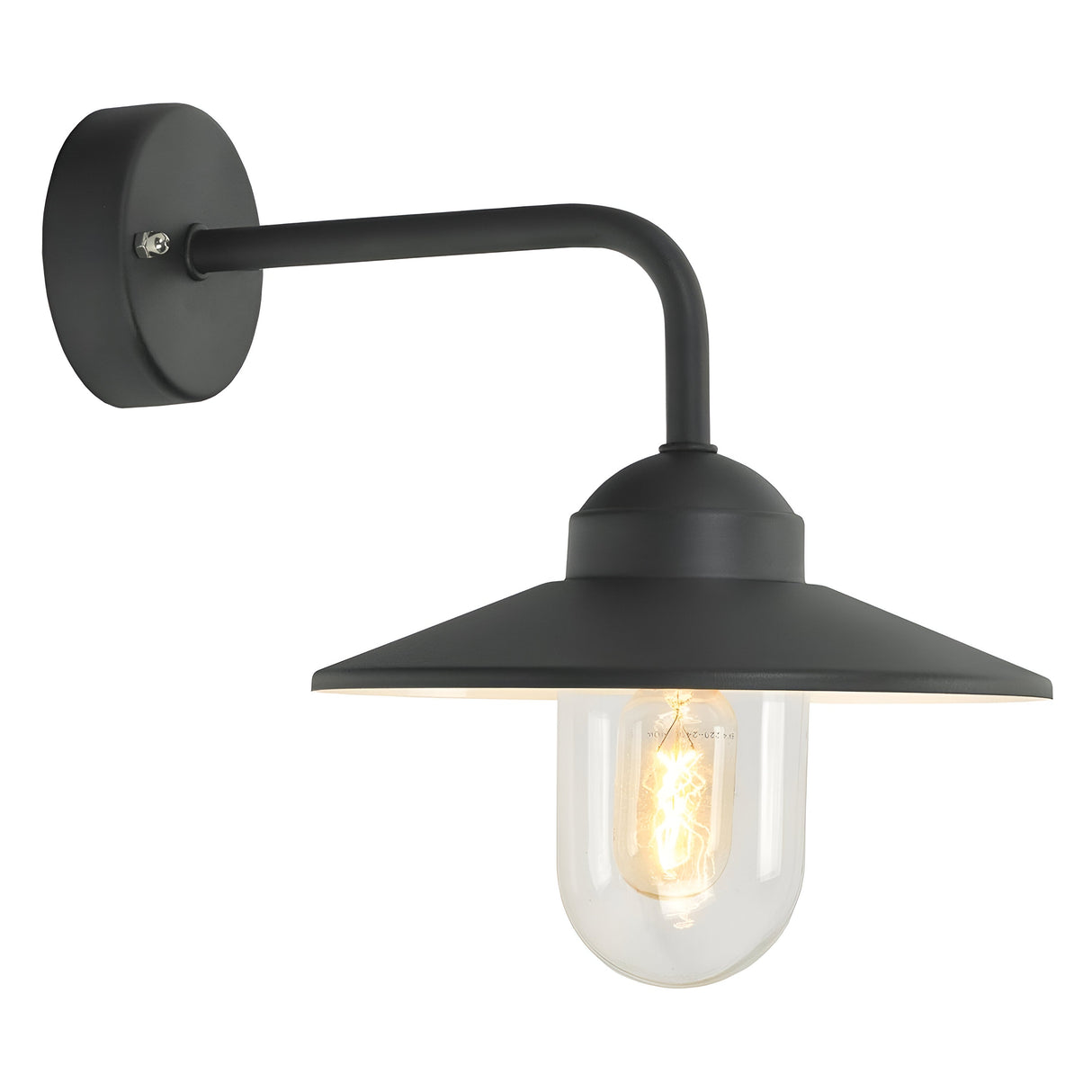 Vansbro 1 Light Wall Lantern Black - Black