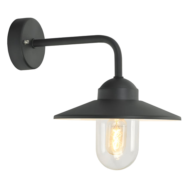 Vansbro 1 Light Wall Lantern Black - Black