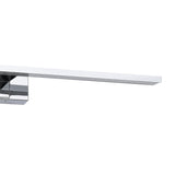 Varette LED bathroom mirror light, 60cm chrome bar with white diffuser on a squared wall bracket, shown close-up against a plain white background.