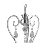 Vela 54cm 3 Light Crystal Chandelier - Polished Chrome