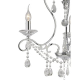 Vela 54cm 3 Light Crystal Chandelier - Polished Chrome