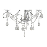 Vela 54cm 3 Light Crystal Chandelier - Polished Chrome