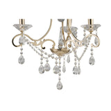 Vela 54cm 3 Light Crystal Chandelier - French Gold