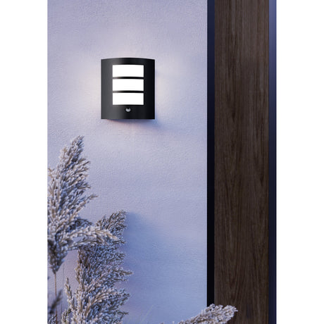 Velbessa Outdoor Wall Light with Motion Sensor - Black