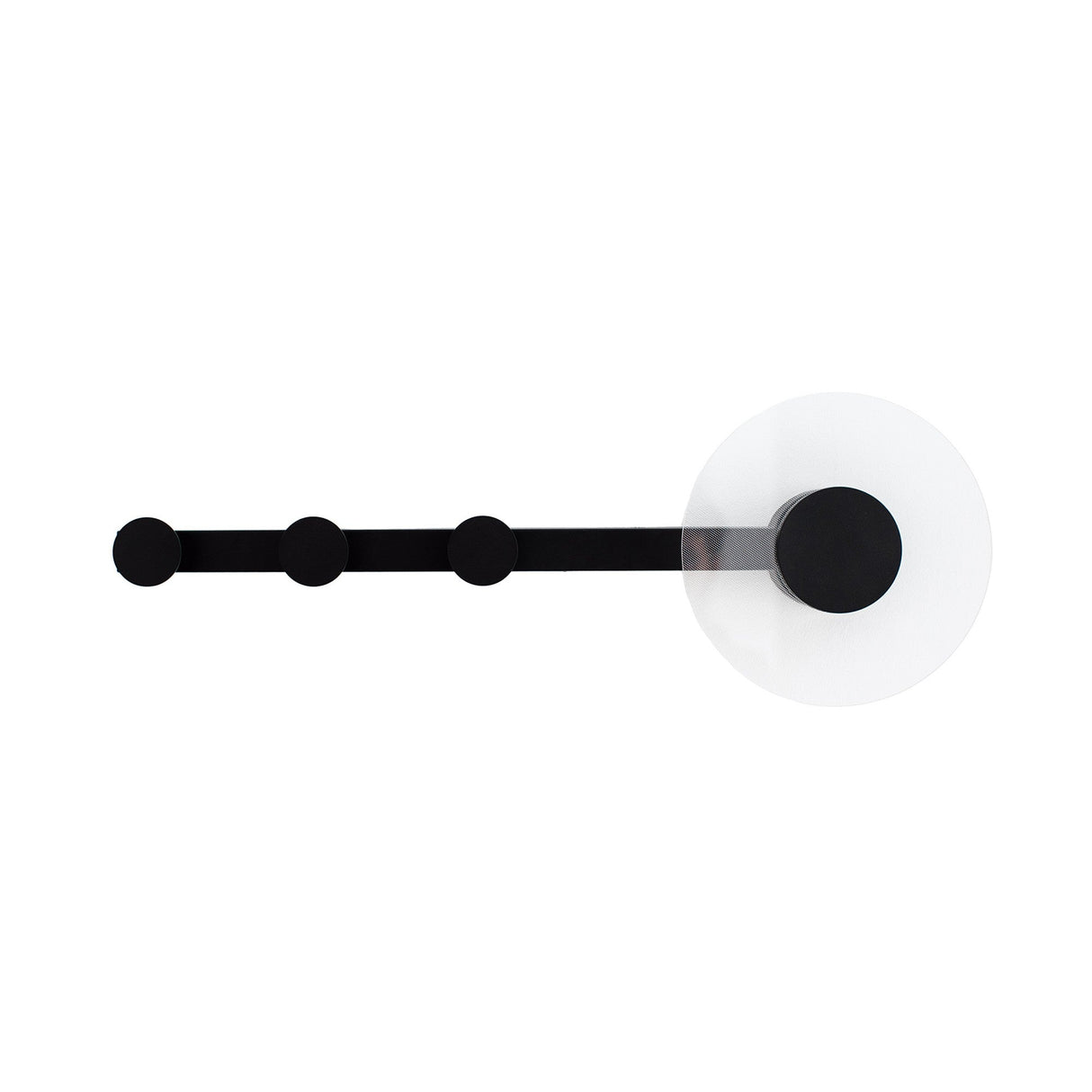 Venus Coat Rack LED Wall Light 6W 3000K - Black
