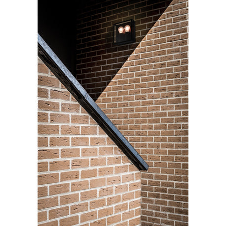 Verbier Vertical 2 Light Outdoor Wall Light - Anthracite