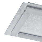 Verona LED Flush Ceiling Light 3000K 20W - Satin Grey