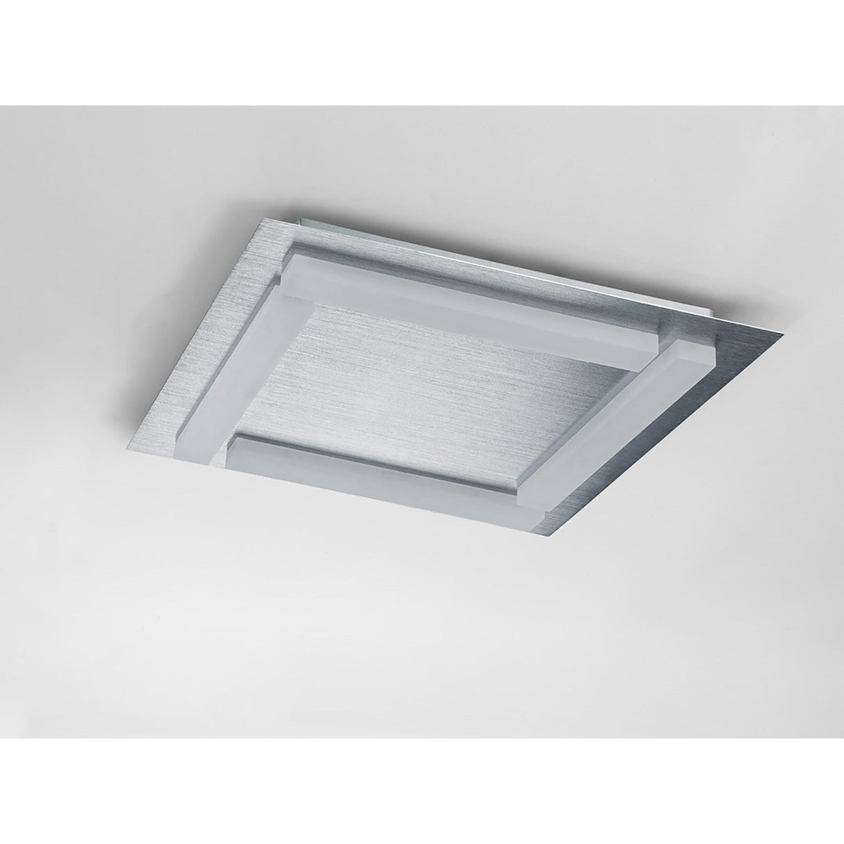 Verona LED Flush Ceiling Light 3000K 20W - Satin Grey
