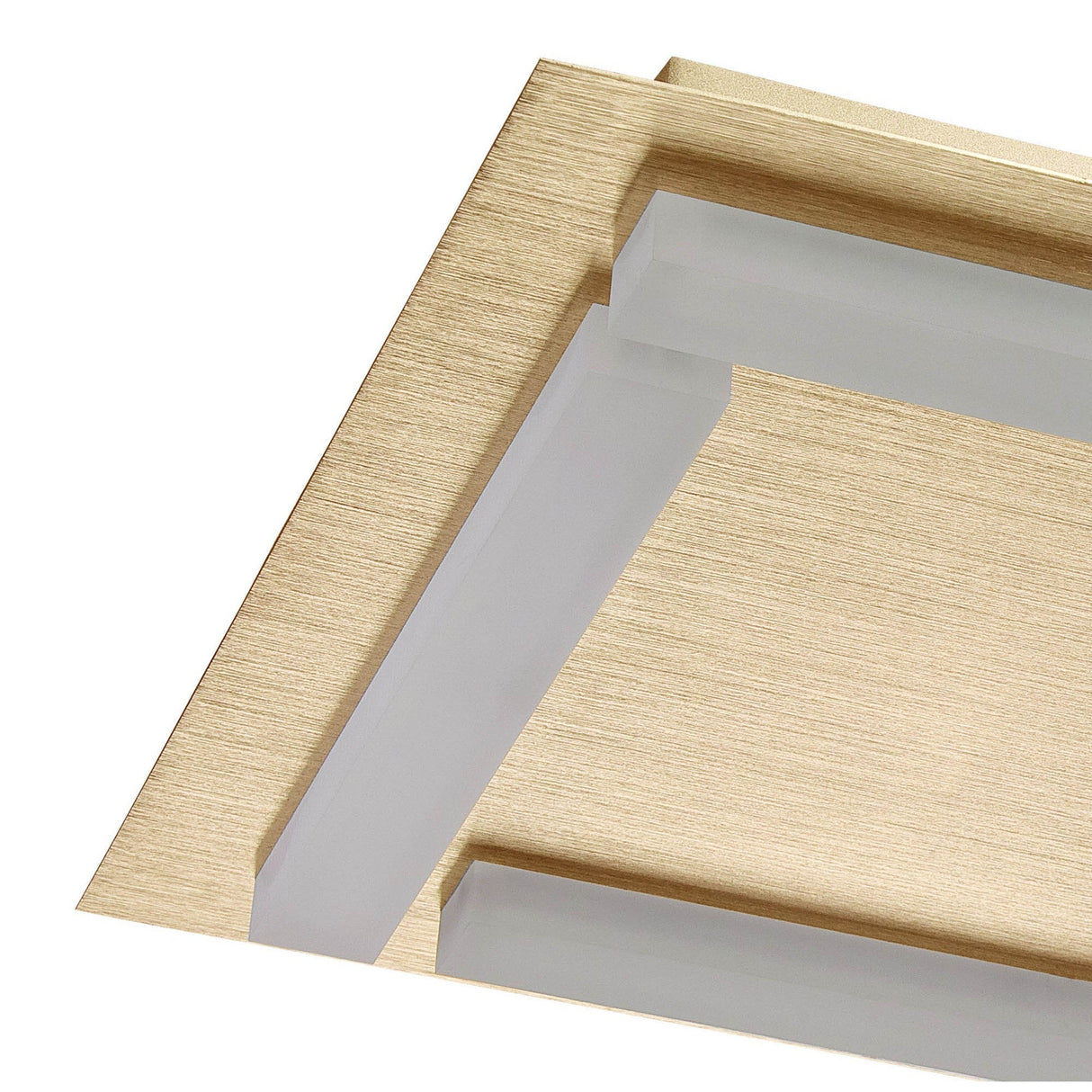 Verona LED Flush Ceiling Light 3000K 20W - Satin Gold